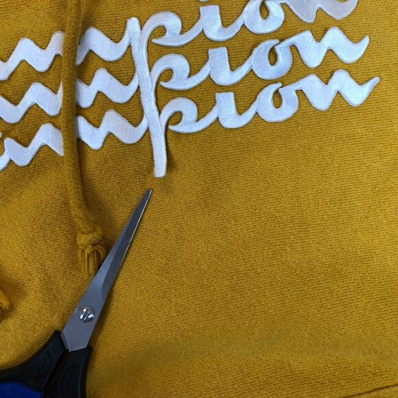 Champion Men's Reverse Weave Hoodie Sweatshirt Medium Reverse Weave Triple Scrip - Picture 8 of 11